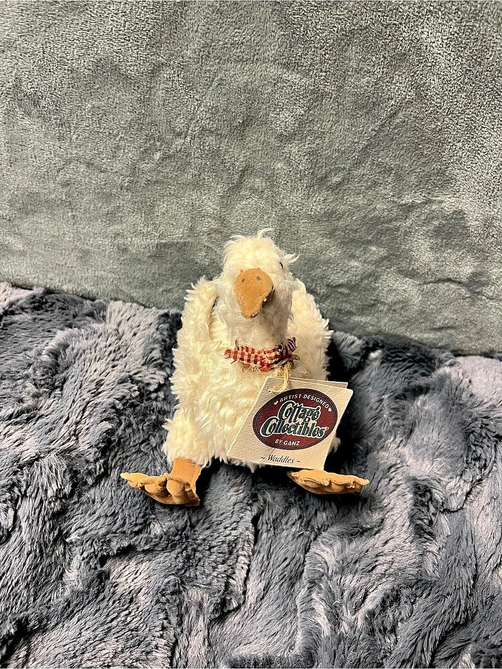 Ganz Cottage Collectibles Waddles Duck Plush With Hangtag